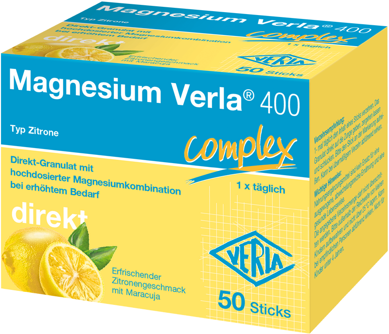 Magnesium Verla® 400 Typ Zitrone Magnesium Verla® 400 Typ Zitrone