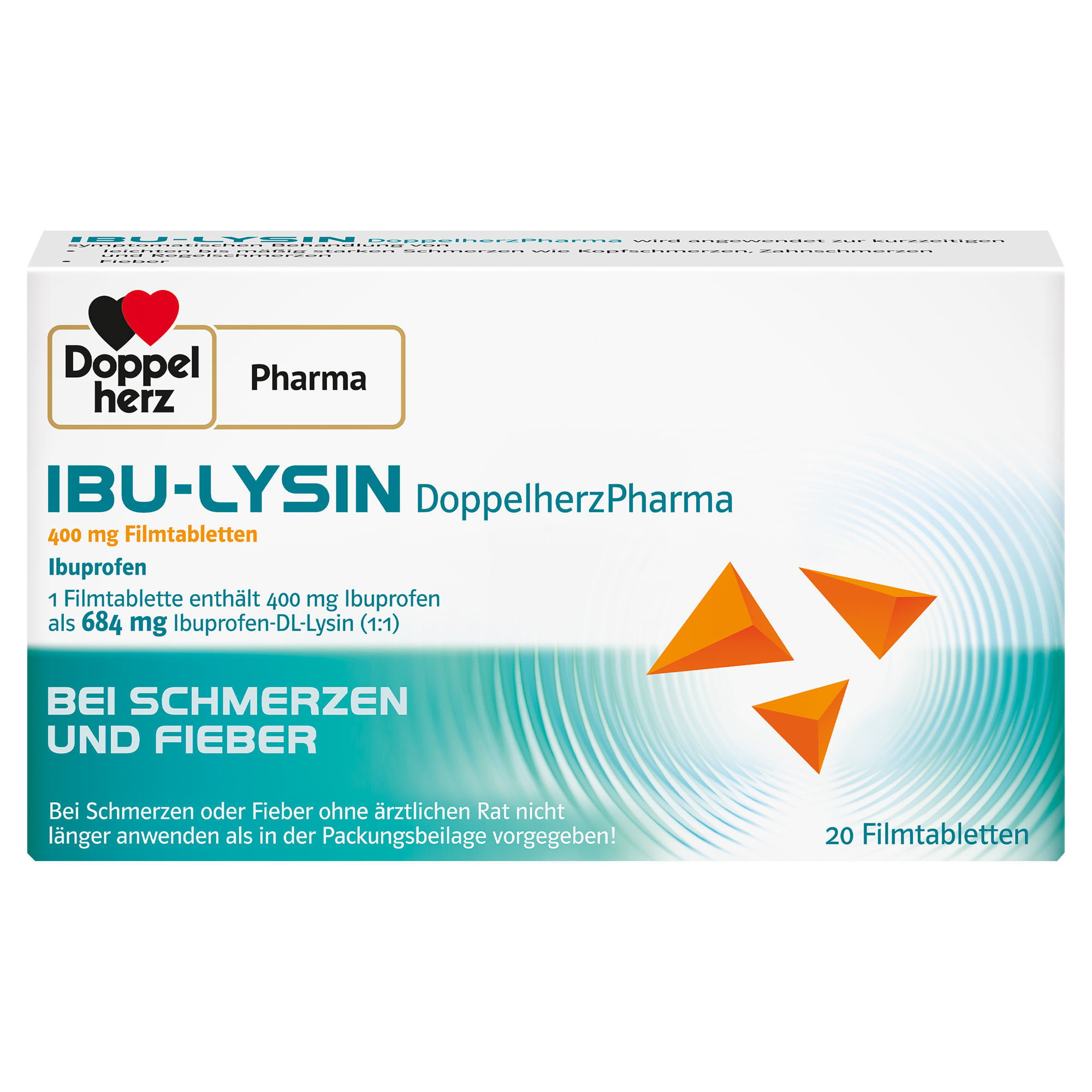 IBU-LYSIN DoppelherzPharma 400 mg Filmtabletten IBU-LYSIN DoppelherzPharma 400 mg Filmtabletten
