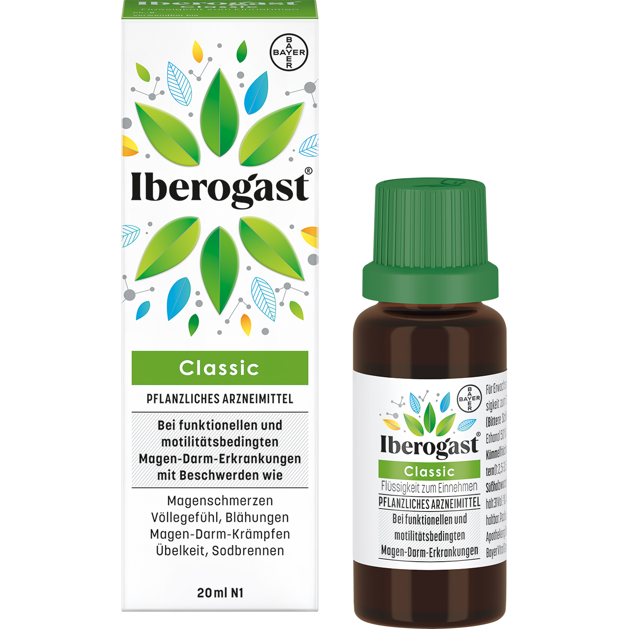IBEROGAST Classic Flüssigkeit zum Einnehmen bei funktionellen und motilitätsbedingten Magen-Darm-Beschwerden IBEROGAST Classic Flüssigkeit zum Einnehmen bei funktionellen und motilitätsbedingten Magen-Darm-Beschwerden