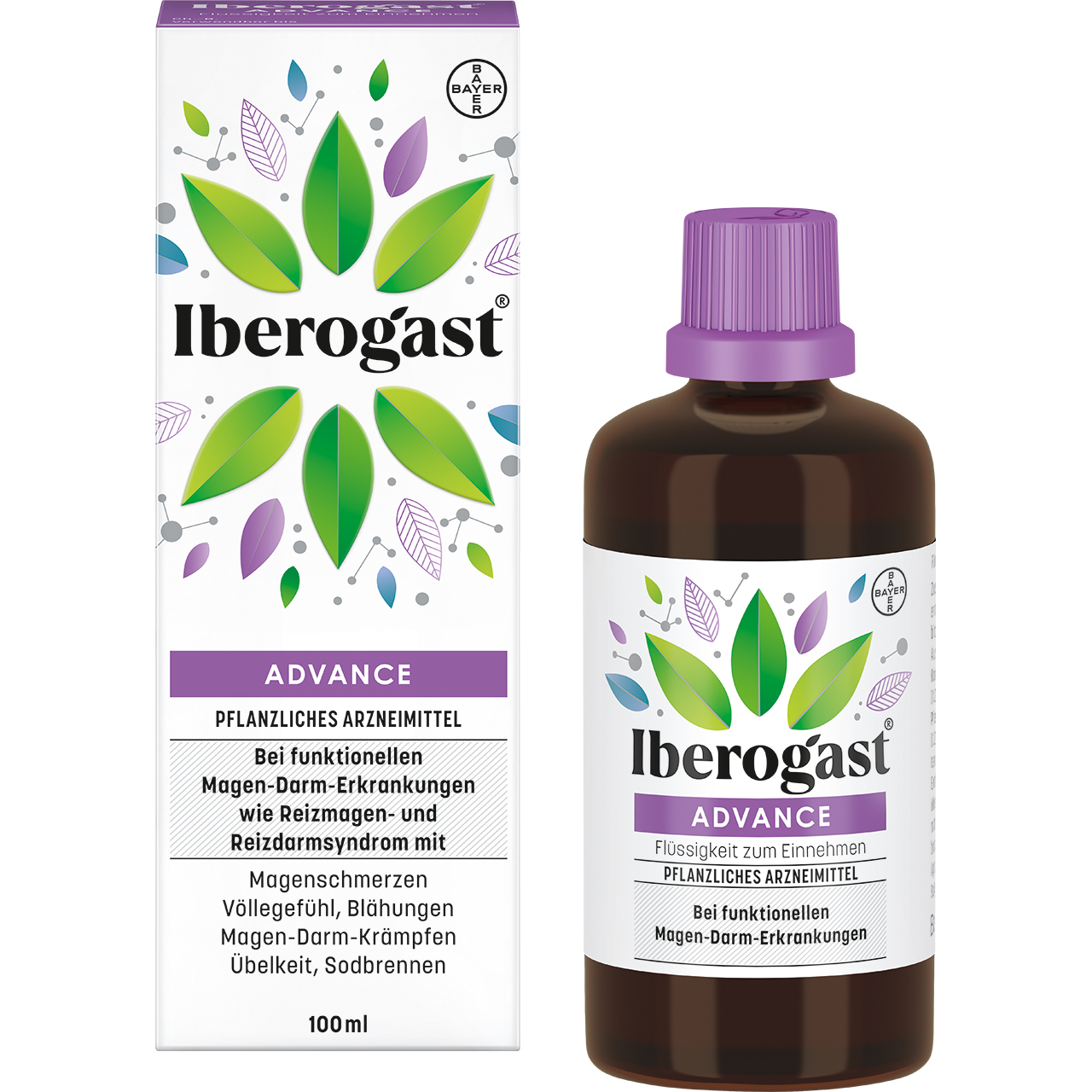 IBEROGAST ADVANCE Flüssigkeit zum Einnehmen bei funktionellen Magen-Darm-Erkrankungen IBEROGAST ADVANCE Flüssigkeit zum Einnehmen bei funktionellen Magen-Darm-Erkrankungen