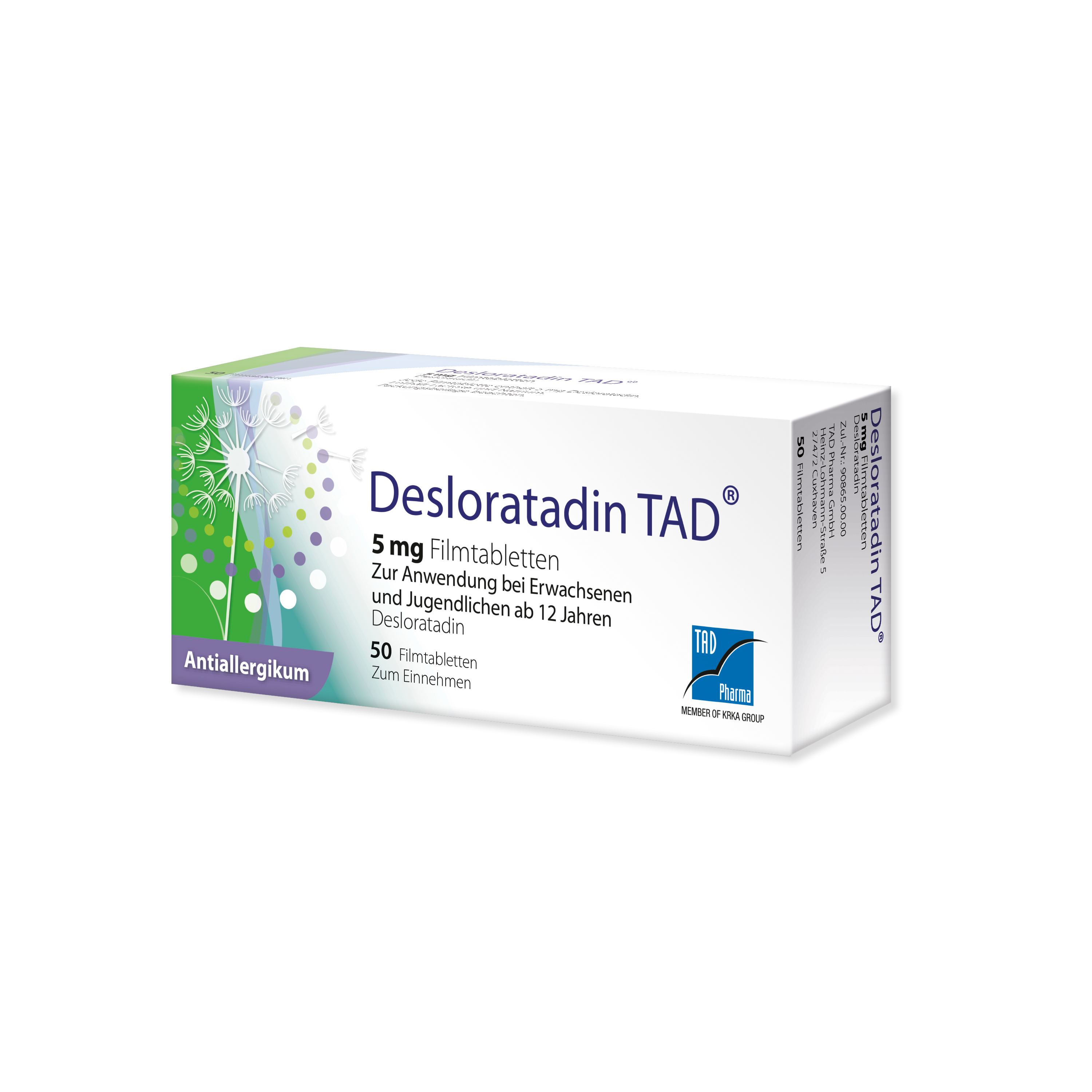 DESLORATADIN TAD 5 mg Filmtabletten DESLORATADIN TAD 5 mg Filmtabletten