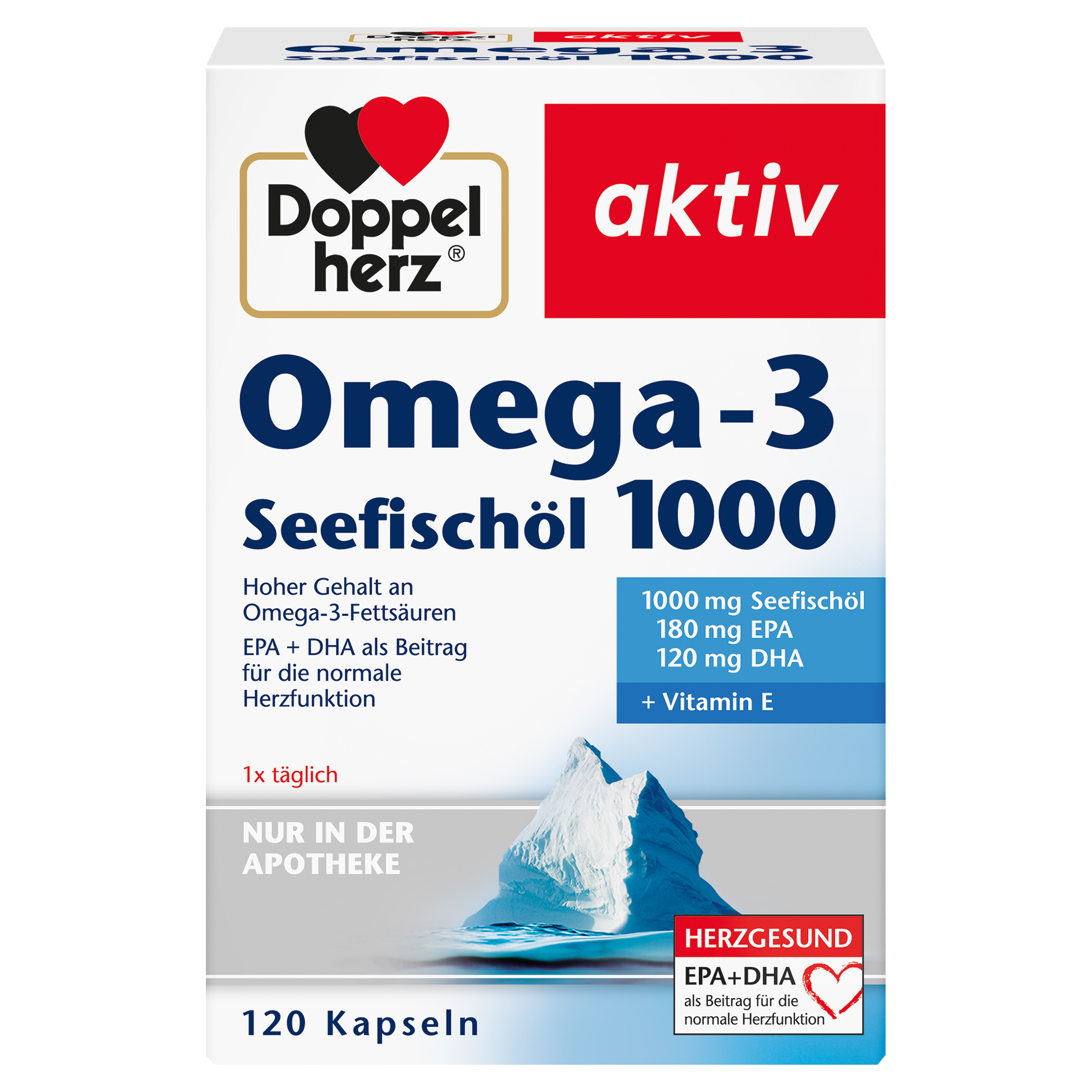 DOPPELHERZ Omega-3 Seefischöl 1000 Kapseln DOPPELHERZ Omega-3 Seefischöl 1000 Kapseln