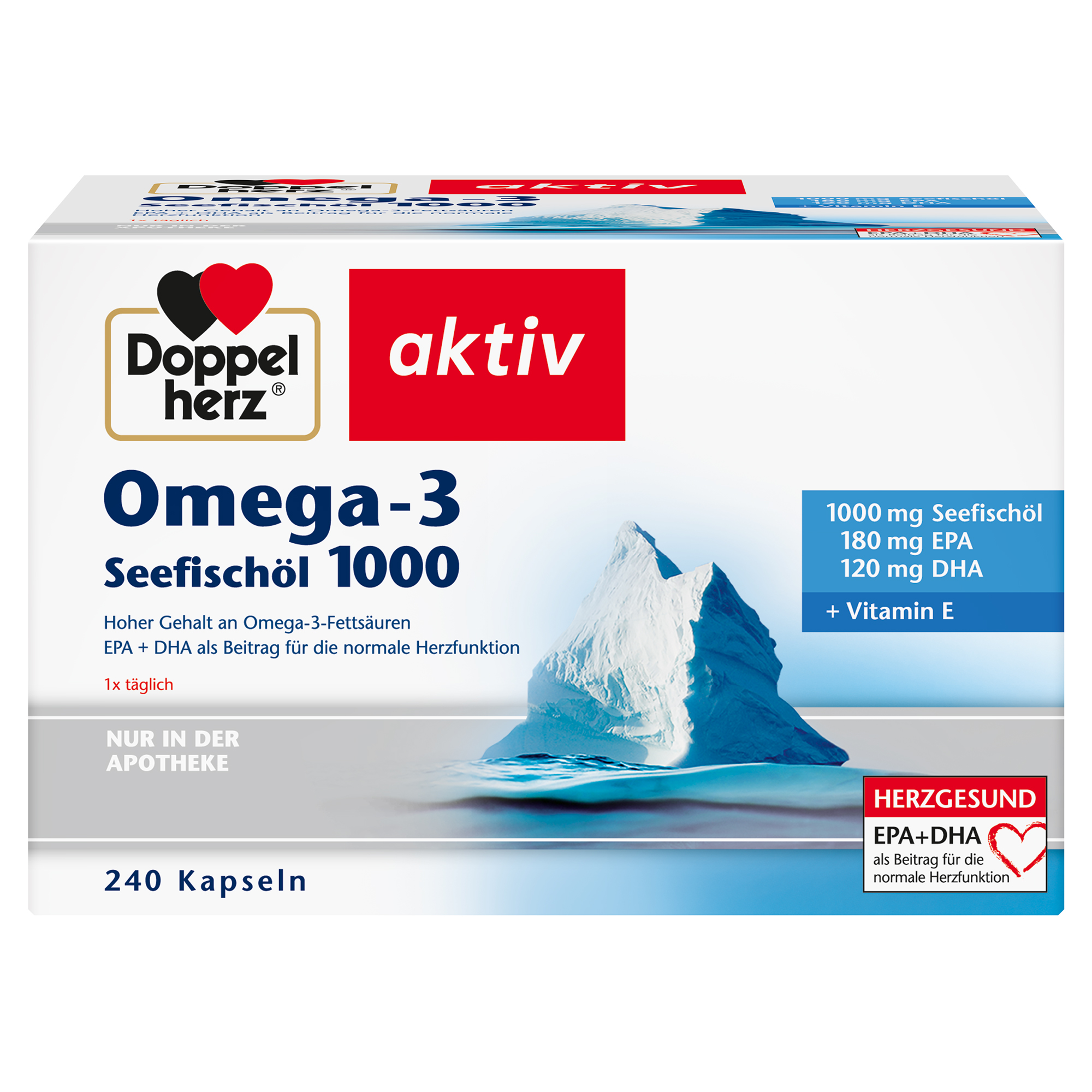 DOPPELHERZ Omega-3 Seefischöl 1000 Kapseln DOPPELHERZ Omega-3 Seefischöl 1000 Kapseln