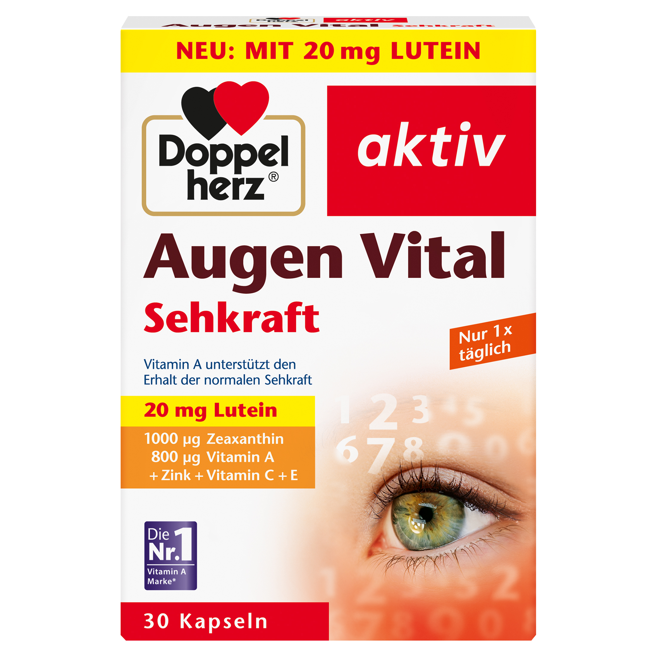 DOPPELHERZ Augen Vital Sehkraft aktiv Kapseln DOPPELHERZ Augen Vital Sehkraft aktiv Kapseln
