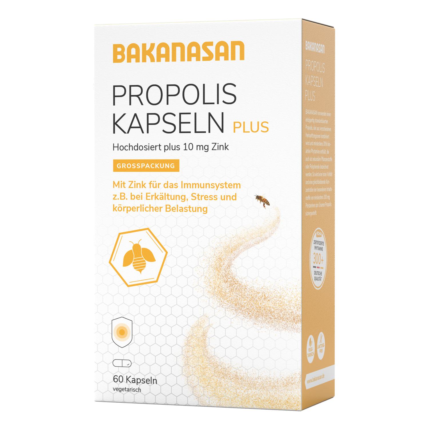 BAKANASAN Propolis Kapseln plus BAKANASAN Propolis Kapseln plus