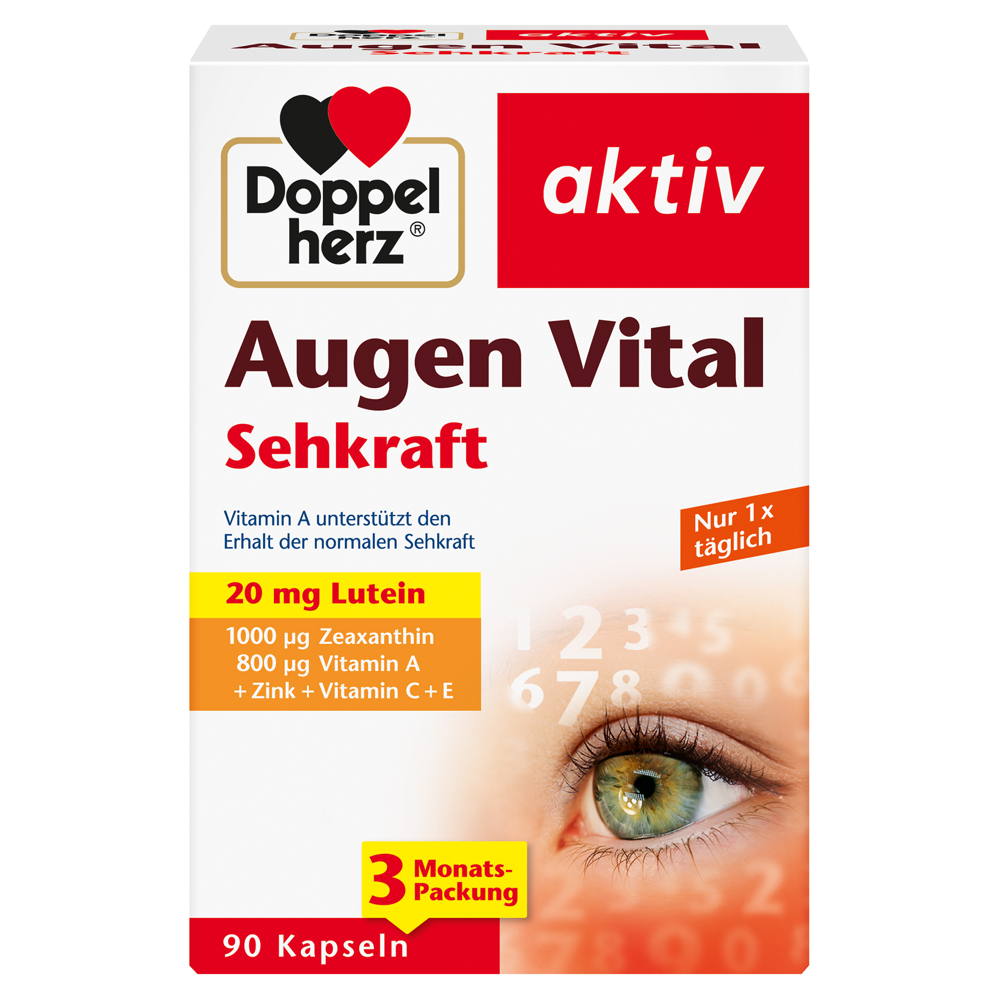 DOPPELHERZ Augen Vital Sehkraft aktiv Kapseln DOPPELHERZ Augen Vital Sehkraft aktiv Kapseln