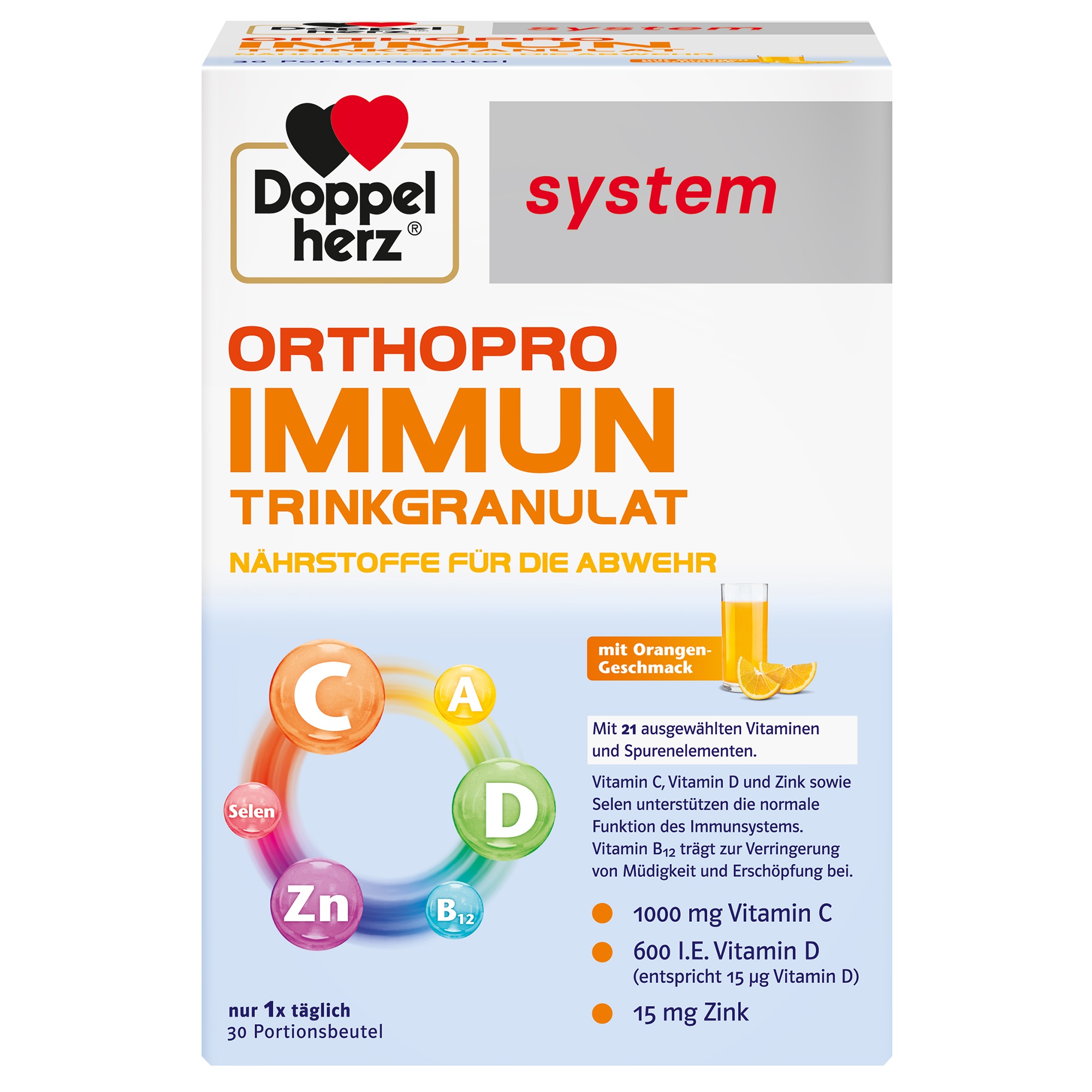 DOPPELHERZ Orthopro Immun Trinkgranulat system DOPPELHERZ Orthopro Immun Trinkgranulat system