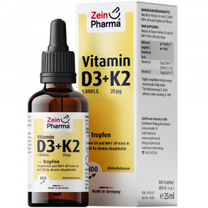 VITAMIN D3+K2 MK-7 Tropfen z.Einnehmen hochdosiert VITAMIN D3+K2 MK-7 Tropfen z.Einnehmen hochdosiert