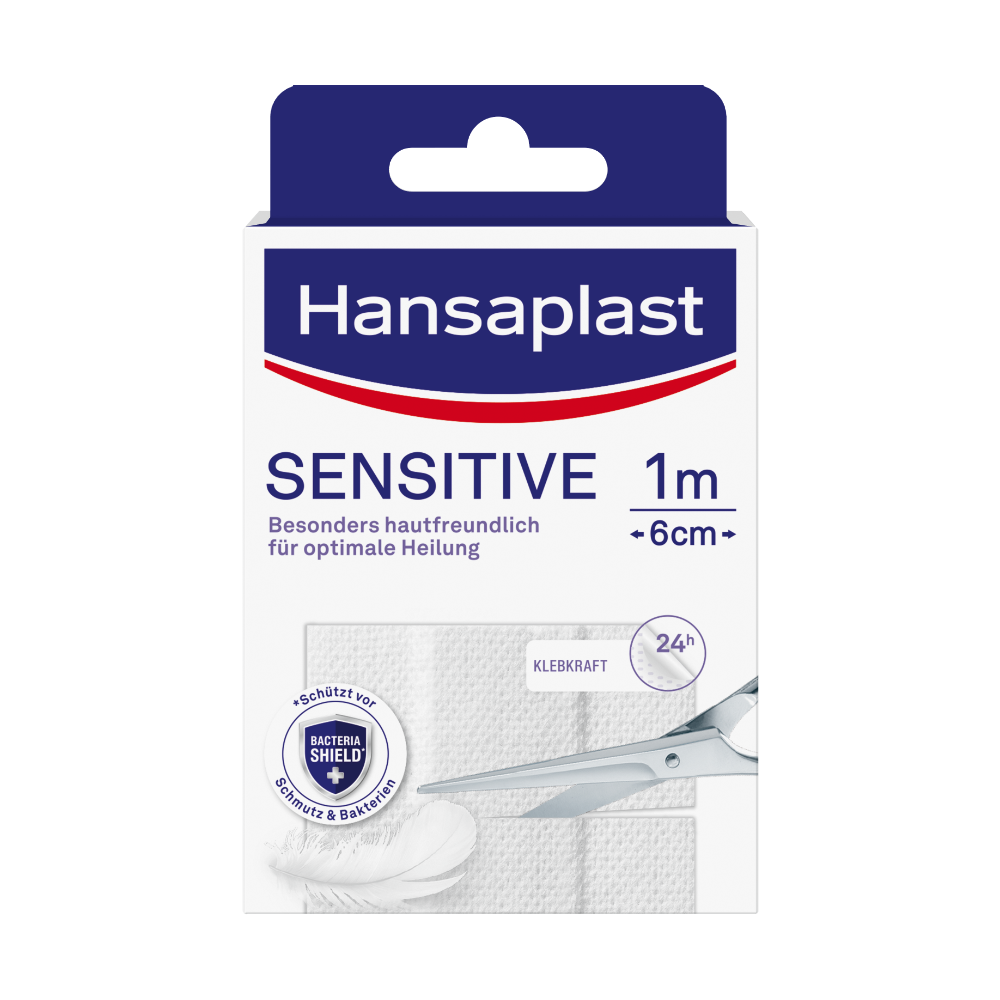 HANSAPLAST Sensitive Pflast.hypoallergen 6 cmx1 m HANSAPLAST Sensitive Pflast.hypoallergen 6 cmx1 m