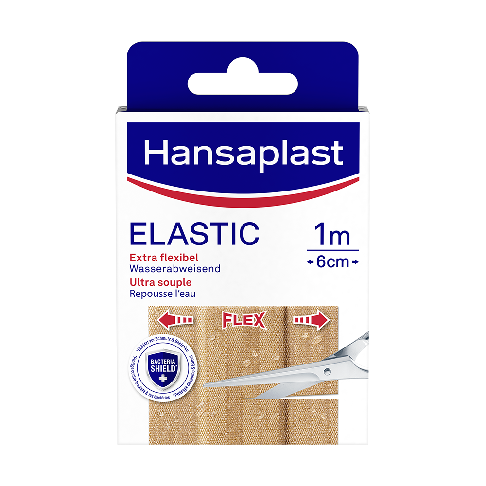 HANSAPLAST Elastic Pflaster 6 cmx1 m HANSAPLAST Elastic Pflaster 6 cmx1 m
