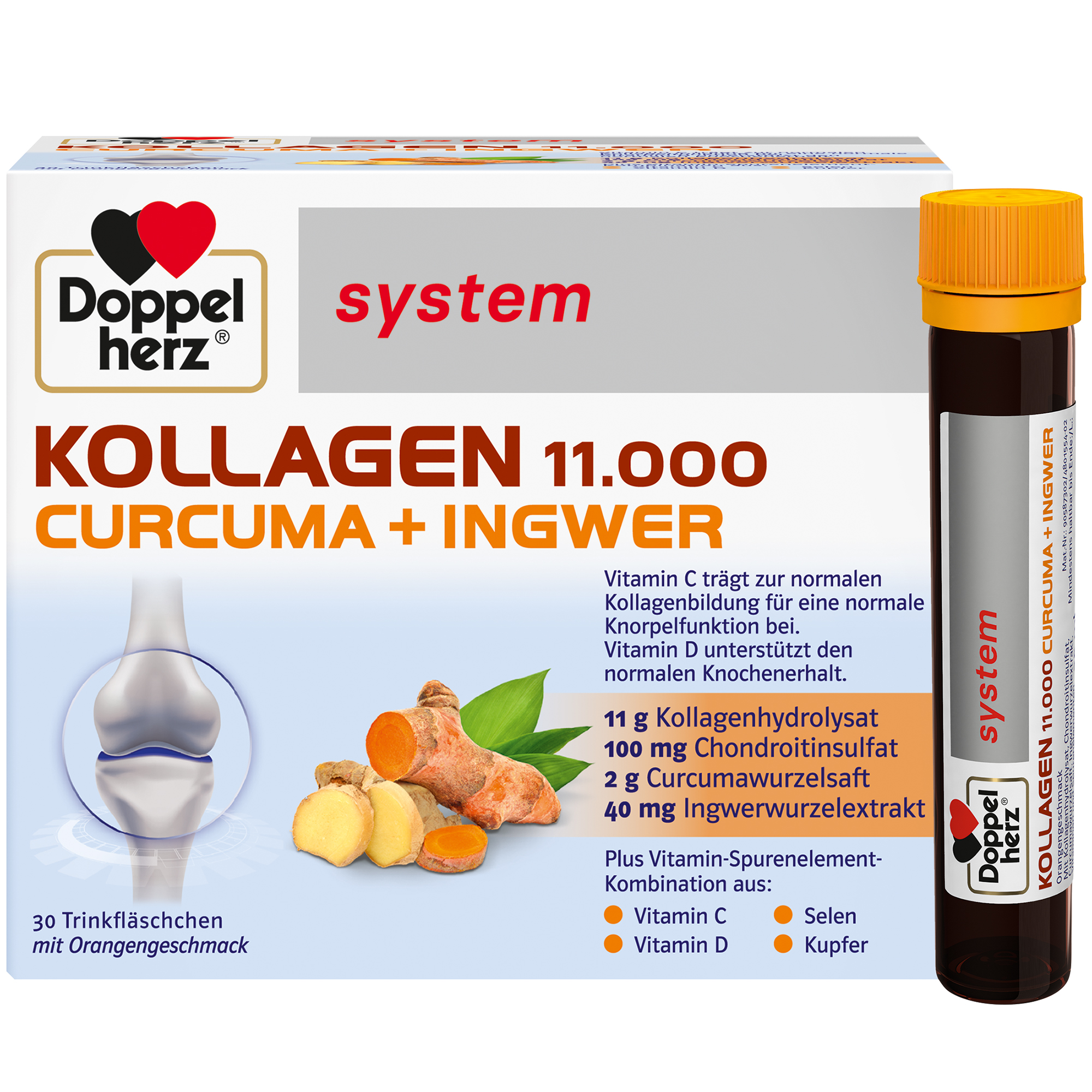 DOPPELHERZ Kollagen 11.000 Curcuma+Ingw.system TRA DOPPELHERZ Kollagen 11.000 Curcuma+Ingw.system TRA