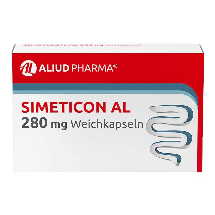 Simeticon AL 280 mg Weichkapseln bei Blähungen Simeticon AL 280 mg Weichkapseln bei Blähungen