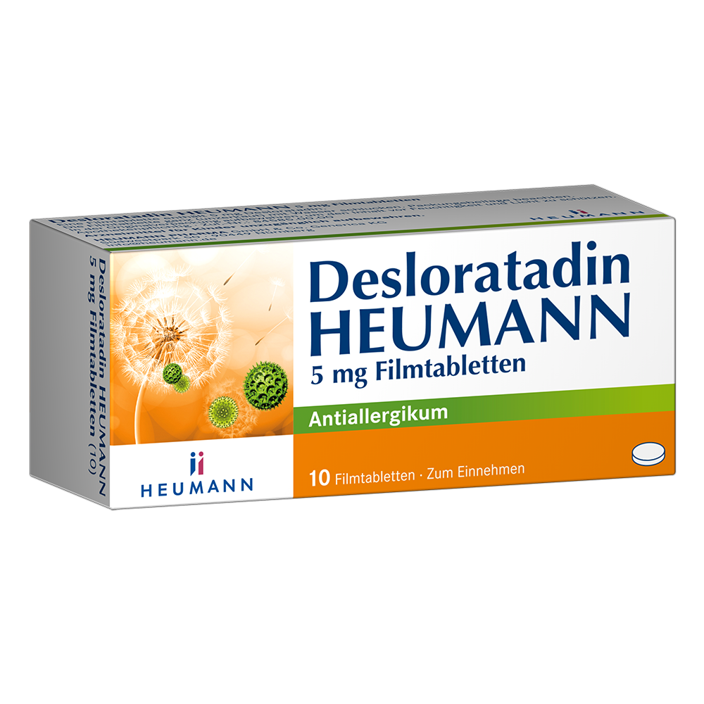 DESLORATADIN Heumann 5 mg Filmtabletten DESLORATADIN Heumann 5 mg Filmtabletten