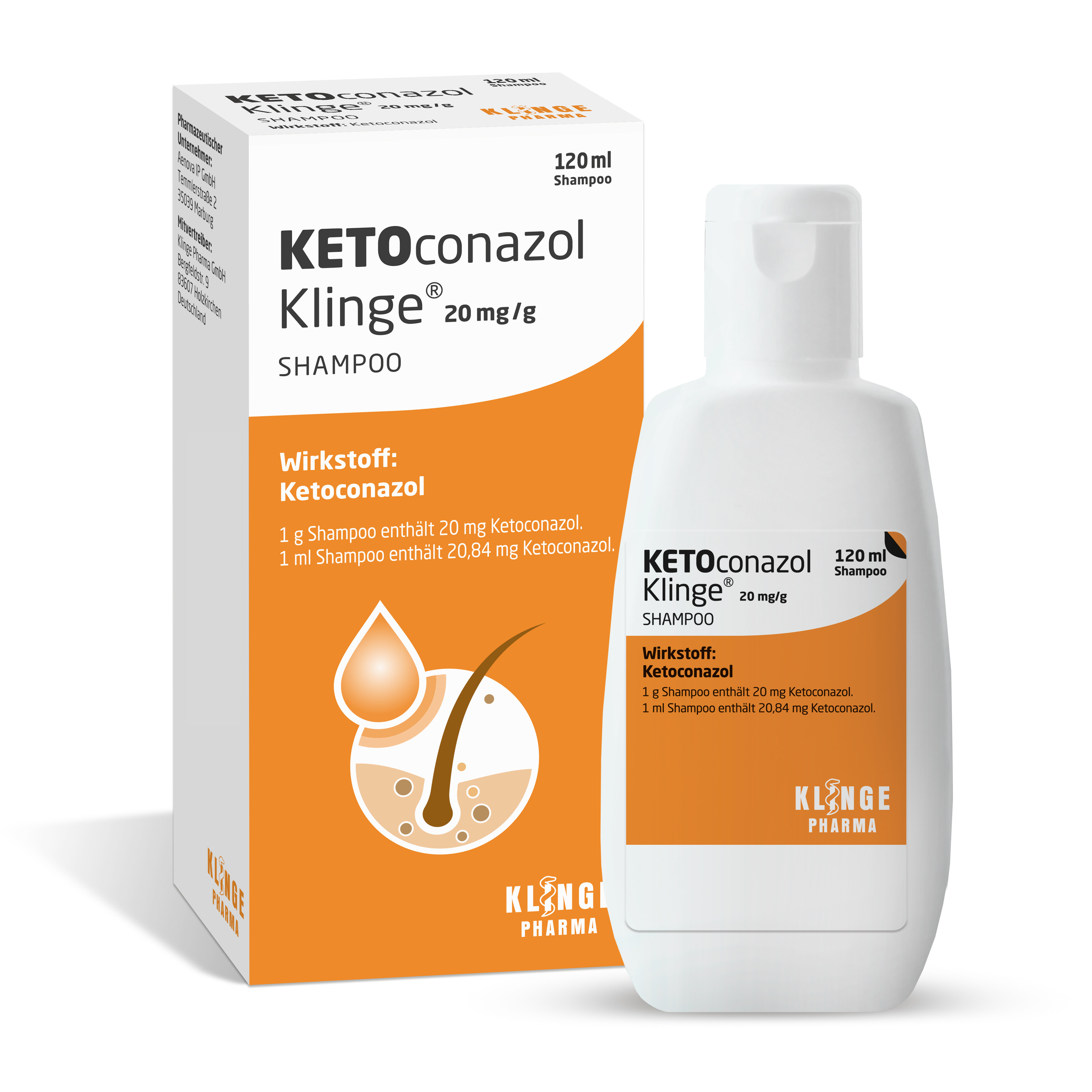 KETOCONAZOL Klinge 20 mg/g Shampoo KETOCONAZOL Klinge 20 mg/g Shampoo