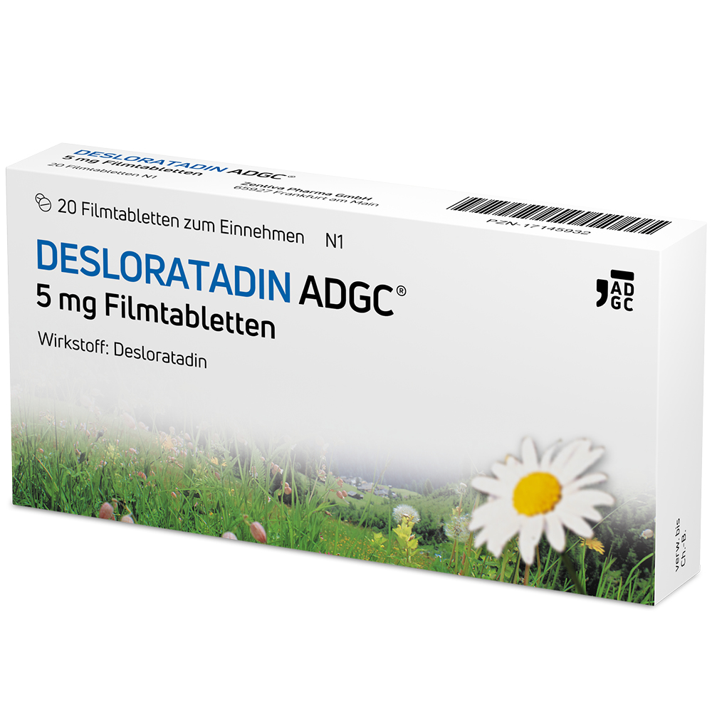 DESLORATADIN ADGC 5 mg Filmtabletten DESLORATADIN ADGC 5 mg Filmtabletten