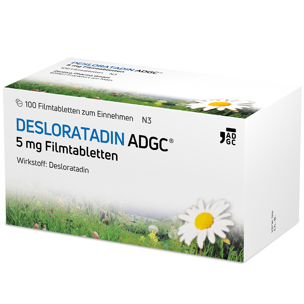DESLORATADIN ADGC 5 mg Filmtabletten DESLORATADIN ADGC 5 mg Filmtabletten