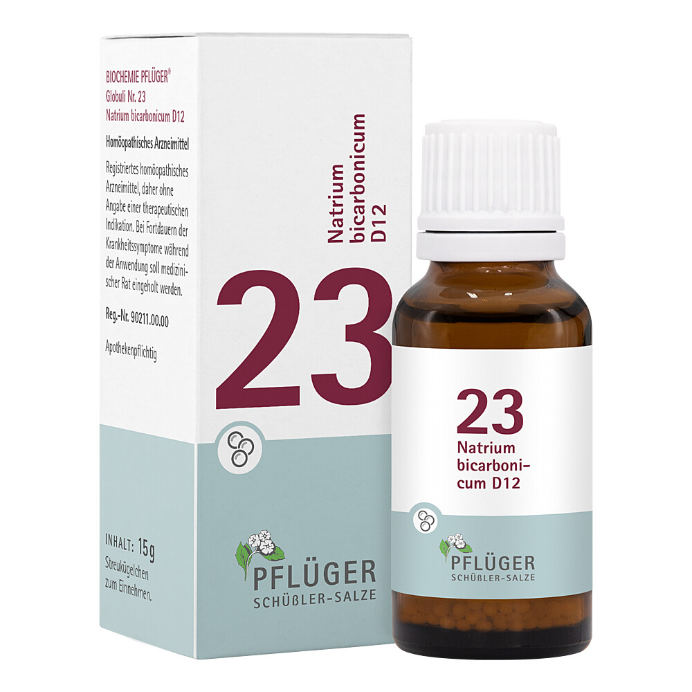 BIOCHEMIE Pflüger 23 Natrium bicarbonicum D 12 Gl. BIOCHEMIE Pflüger 23 Natrium bicarbonicum D 12 Gl.