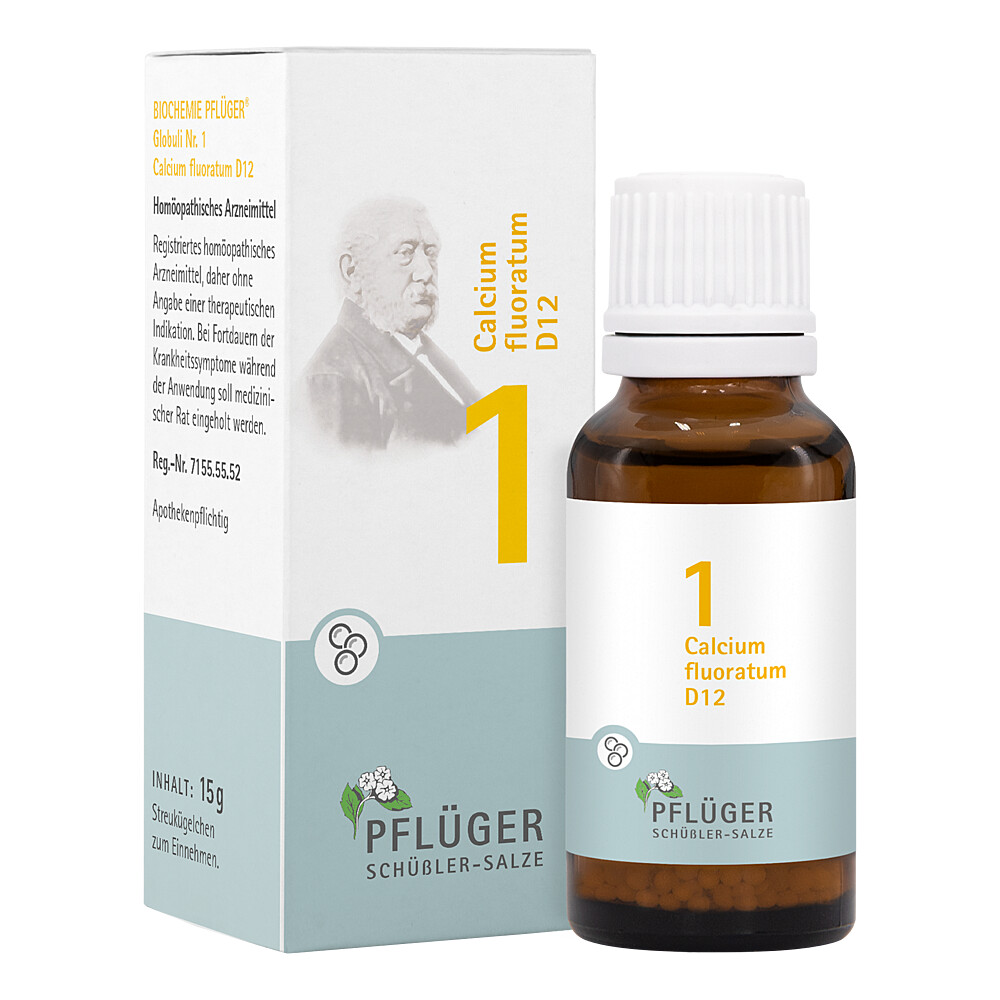 BIOCHEMIE Pflüger 1 Calcium fluoratum D 12 Globuli BIOCHEMIE Pflüger 1 Calcium fluoratum D 12 Globuli