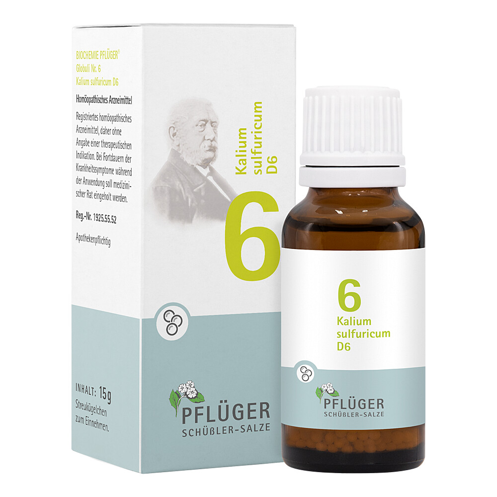BIOCHEMIE Pflüger 6 Kalium sulfuricum D 6 Globuli BIOCHEMIE Pflüger 6 Kalium sulfuricum D 6 Globuli