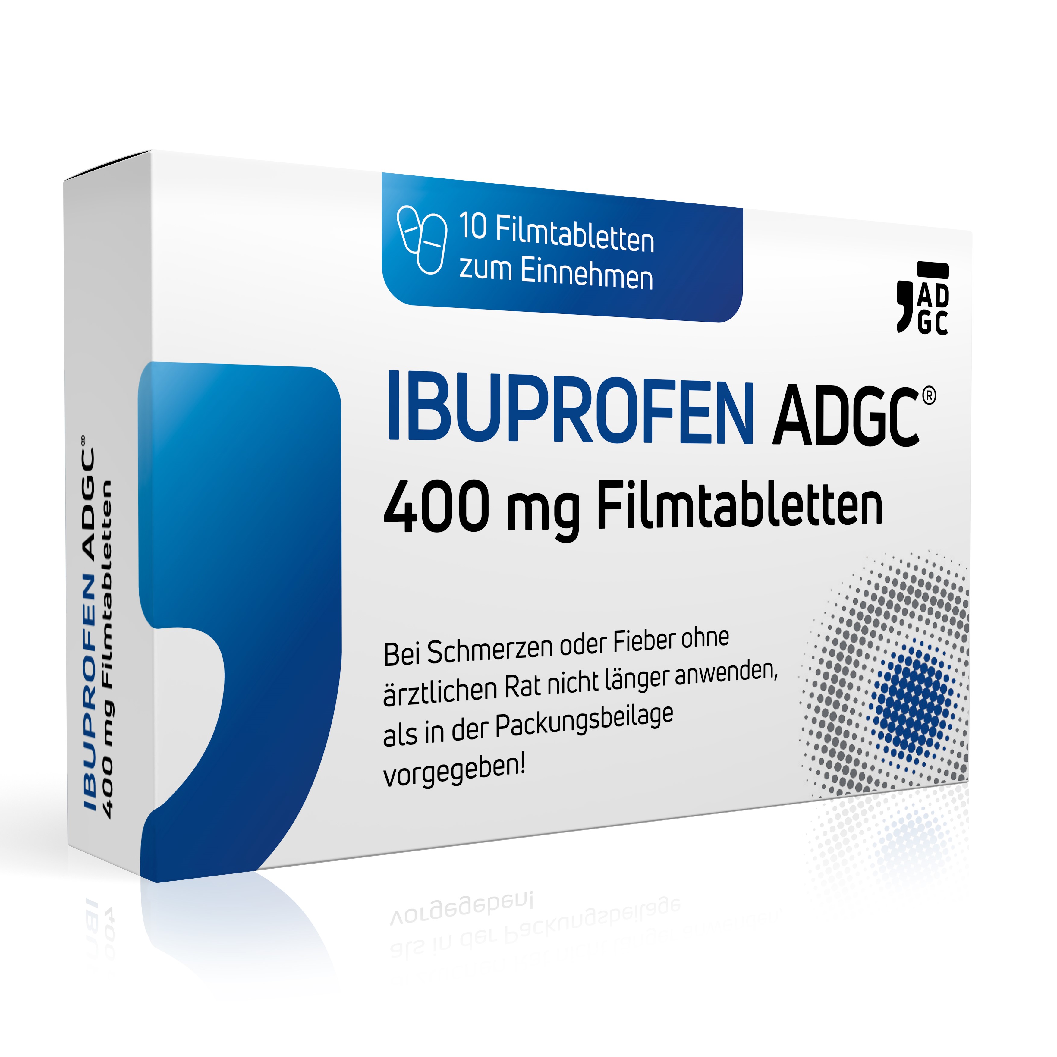 IBUPROFEN ADGC 400 mg Filmtabletten IBUPROFEN ADGC 400 mg Filmtabletten