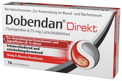 DOBENDAN Direkt Flurbiprofen 8,75 mg Lutschtabl. DOBENDAN Direkt Flurbiprofen 8,75 mg Lutschtabl.