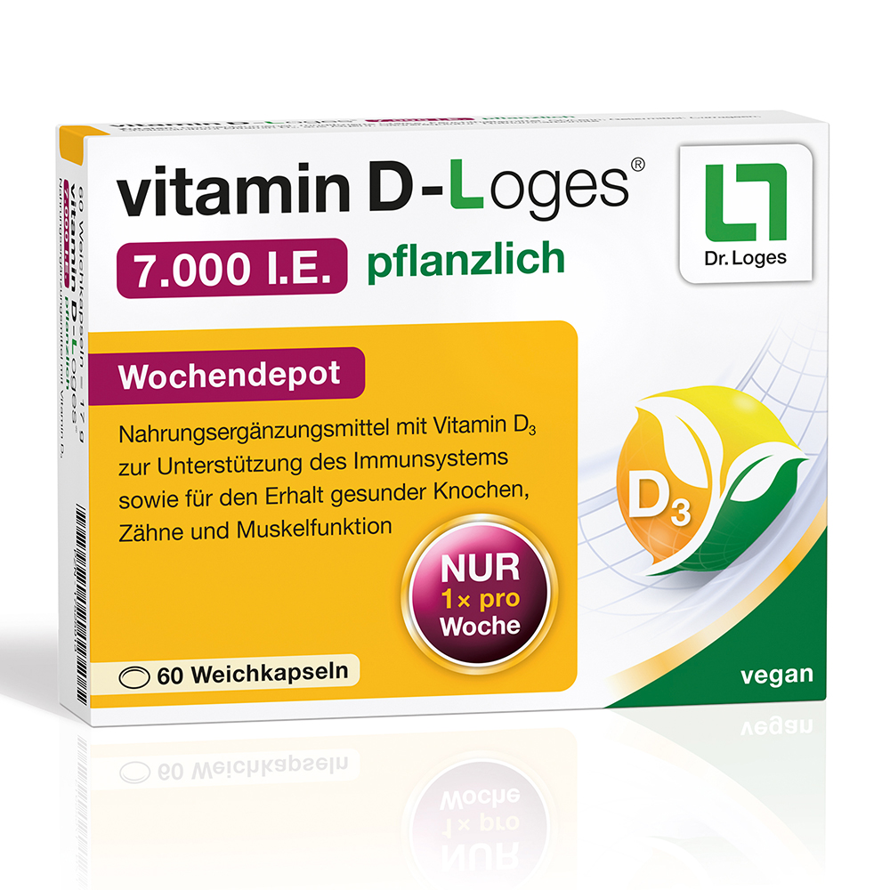 VITAMIN D-LOGES 7.000 I.E. pflanzlich Wochendepot VITAMIN D-LOGES 7.000 I.E. pflanzlich Wochendepot