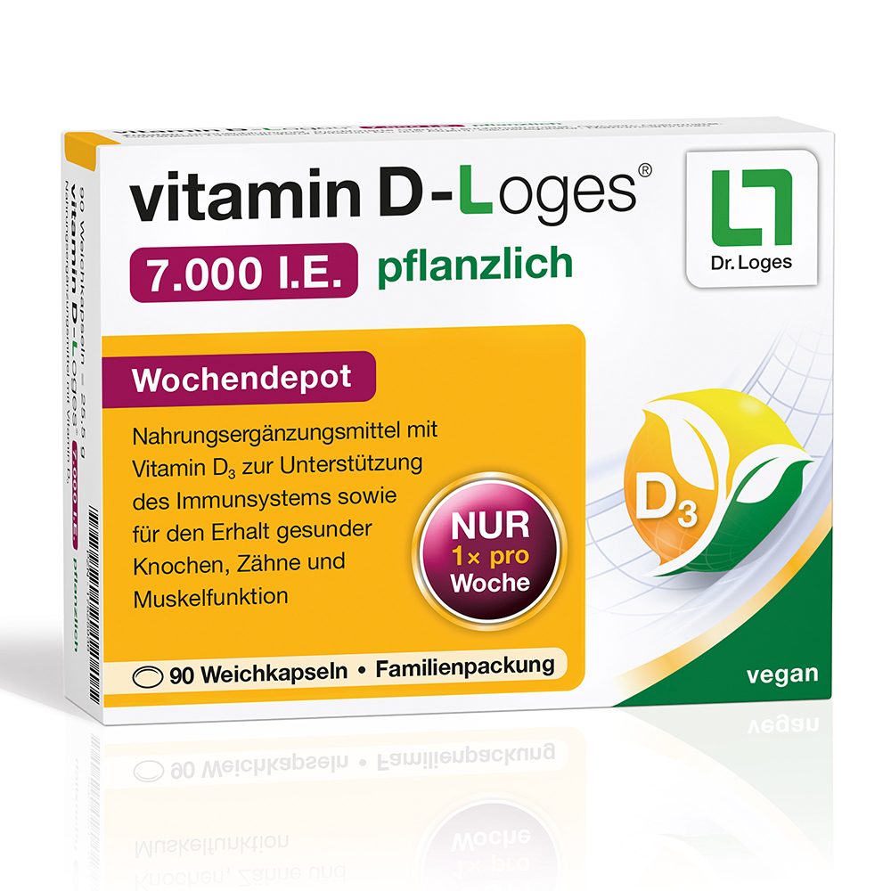 VITAMIN D-LOGES 7.000 I.E. pflanzlich Wochendepot VITAMIN D-LOGES 7.000 I.E. pflanzlich Wochendepot