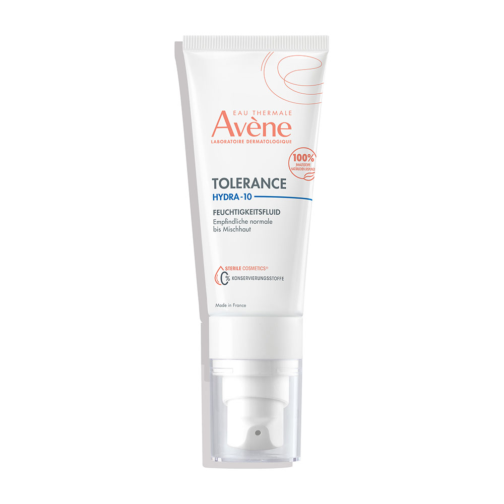Avène Tolérance Hydra-10 Feuchtigkeitsfluid für empfindiche, feuchtigkeitsarme Haut Avène Tolérance Hydra-10 Feuchtigkeitsfluid für empfindiche, feuchtigkeitsarme Haut