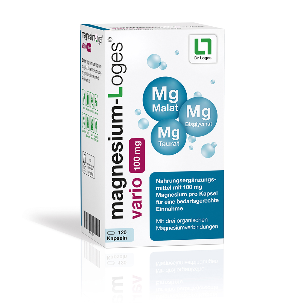 MAGNESIUM-LOGES vario 100 mg Kapseln MAGNESIUM-LOGES vario 100 mg Kapseln