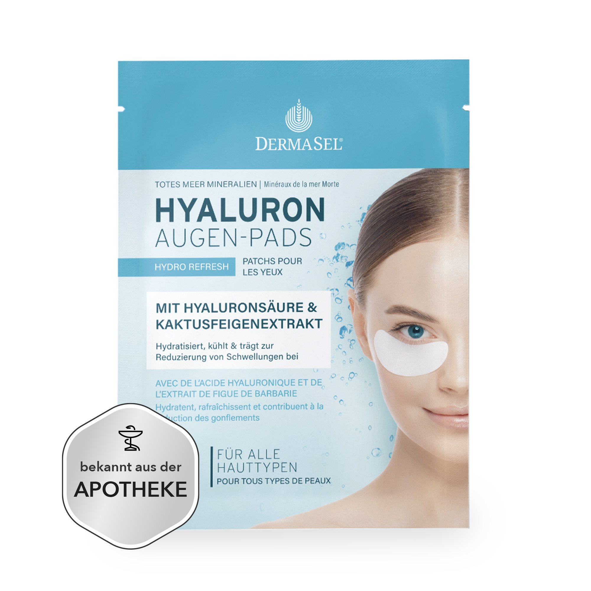 DERMASEL Totes Meer Hyaluron Augen-Pads DERMASEL Totes Meer Hyaluron Augen-Pads