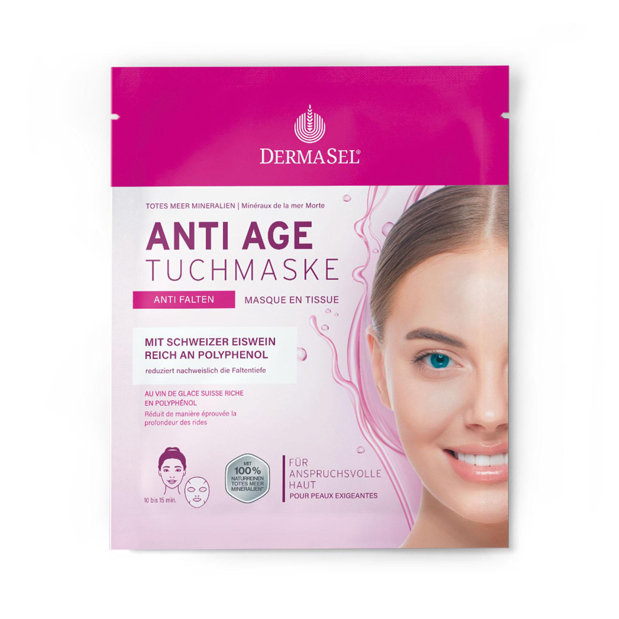 DERMASEL Anti-Age Tuchmaske DERMASEL Anti-Age Tuchmaske
