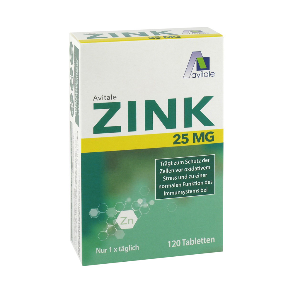 ZINK 25 mg Tabletten ZINK 25 mg Tabletten