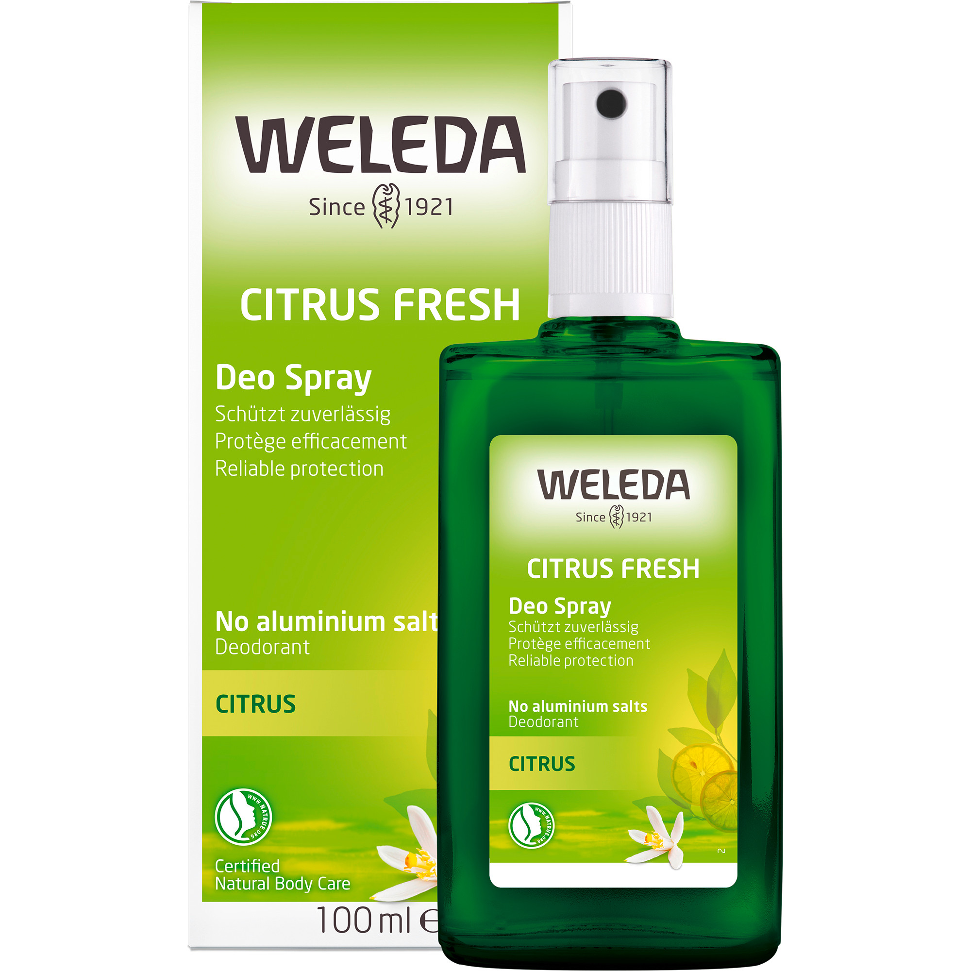 Weleda Deo Spray Citrus Fresh - Ohne Aluminiumsalze Weleda Deo Spray Citrus Fresh - Ohne Aluminiumsalze