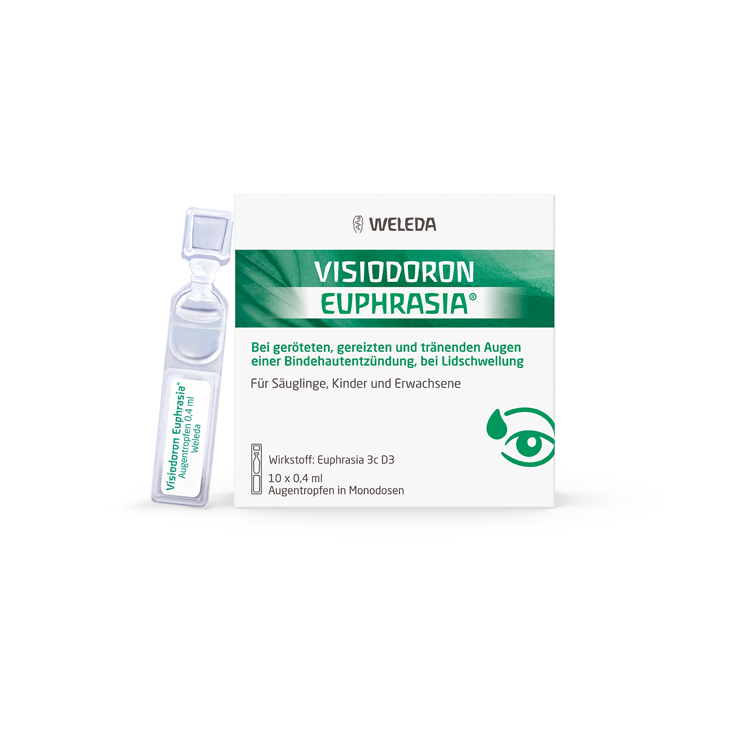 Visiodoron Euphrasia® Augentropfen in Monodosen (10 x 0,4ml) Visiodoron Euphrasia® Augentropfen in Monodosen (10 x 0,4ml)