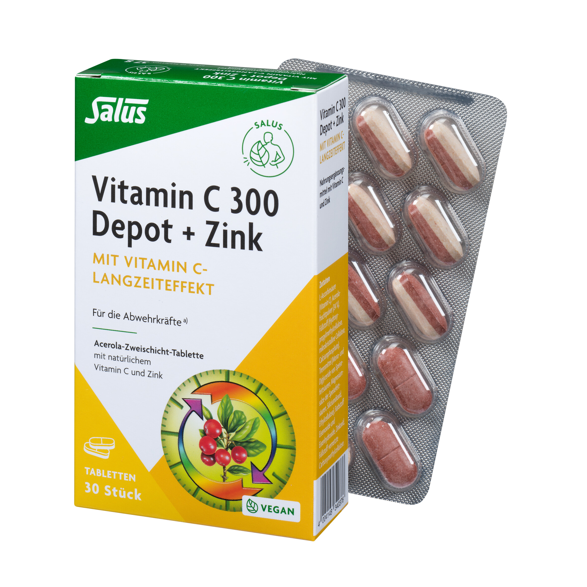 VITAMIN C 300 Depot+Zink Salus Tabletten VITAMIN C 300 Depot+Zink Salus Tabletten