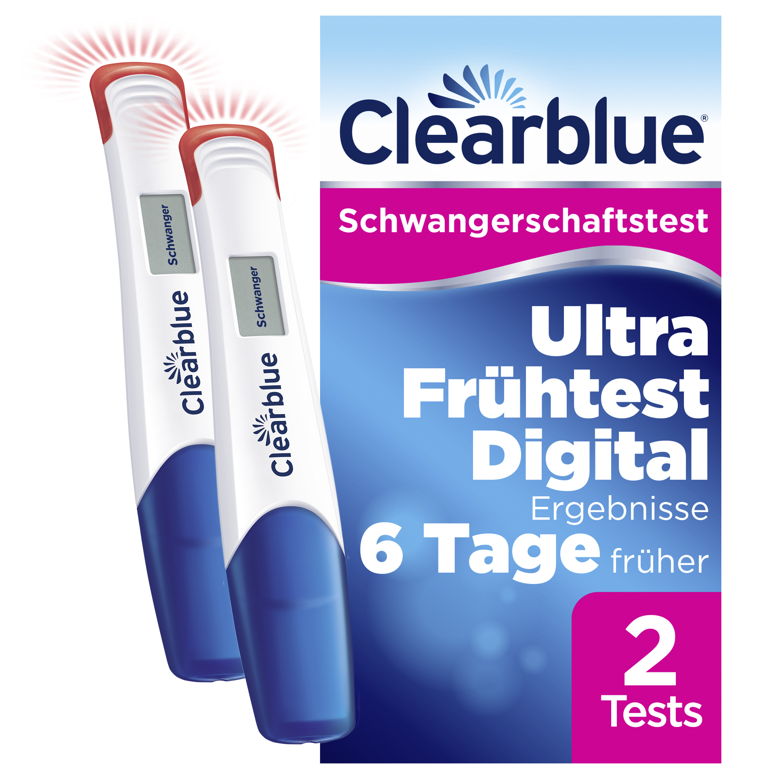 CLEARBLUE Schwangerschaftst.Ultra Frühtest digital CLEARBLUE Schwangerschaftst.Ultra Frühtest digital