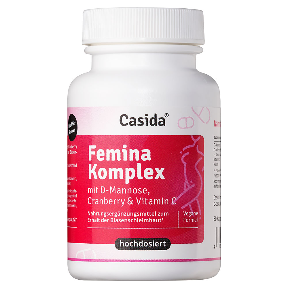 FEMINA Komplex mit D Mannose+Cranberry Kapseln FEMINA Komplex mit D Mannose+Cranberry Kapseln