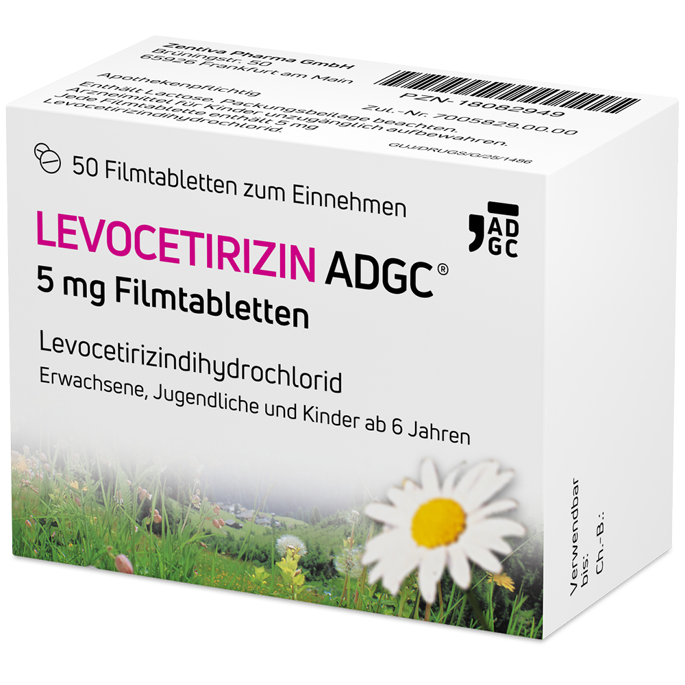 LEVOCETIRIZIN ADGC 5 mg Filmtabletten LEVOCETIRIZIN ADGC 5 mg Filmtabletten