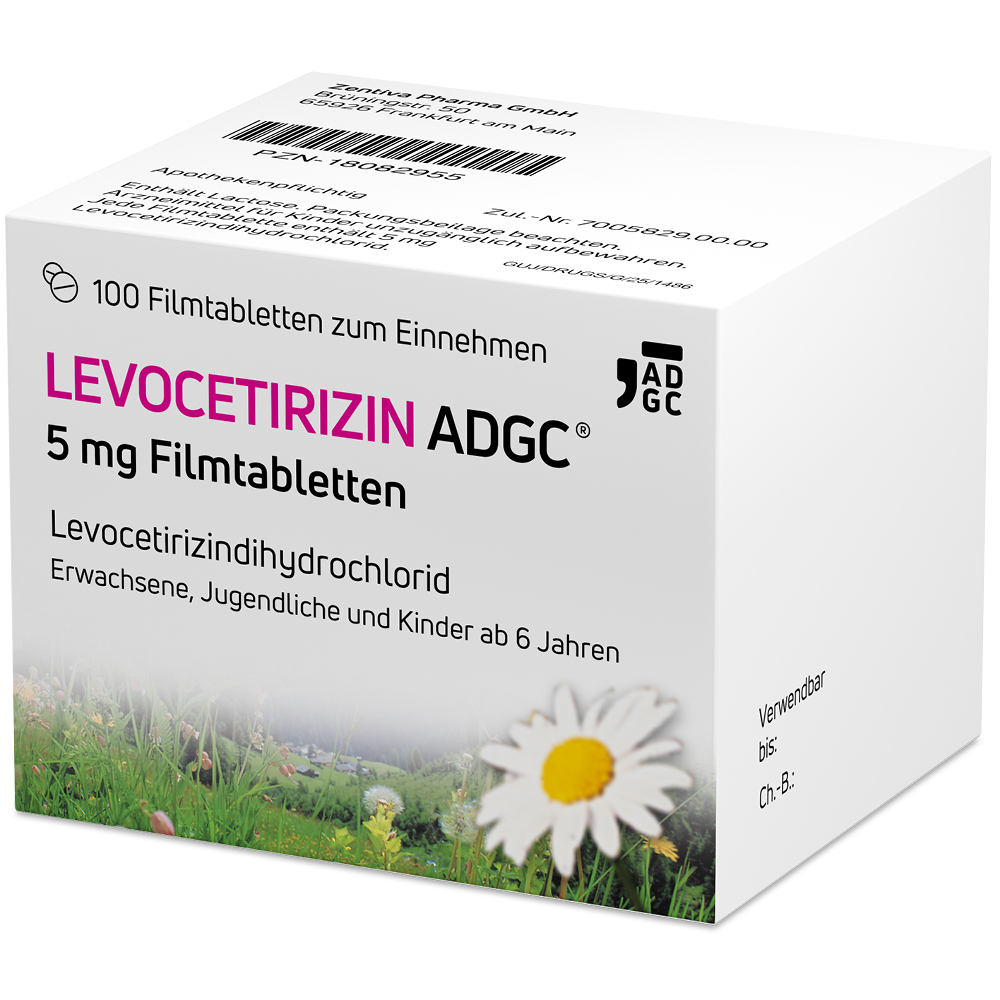 LEVOCETIRIZIN ADGC 5 mg Filmtabletten LEVOCETIRIZIN ADGC 5 mg Filmtabletten