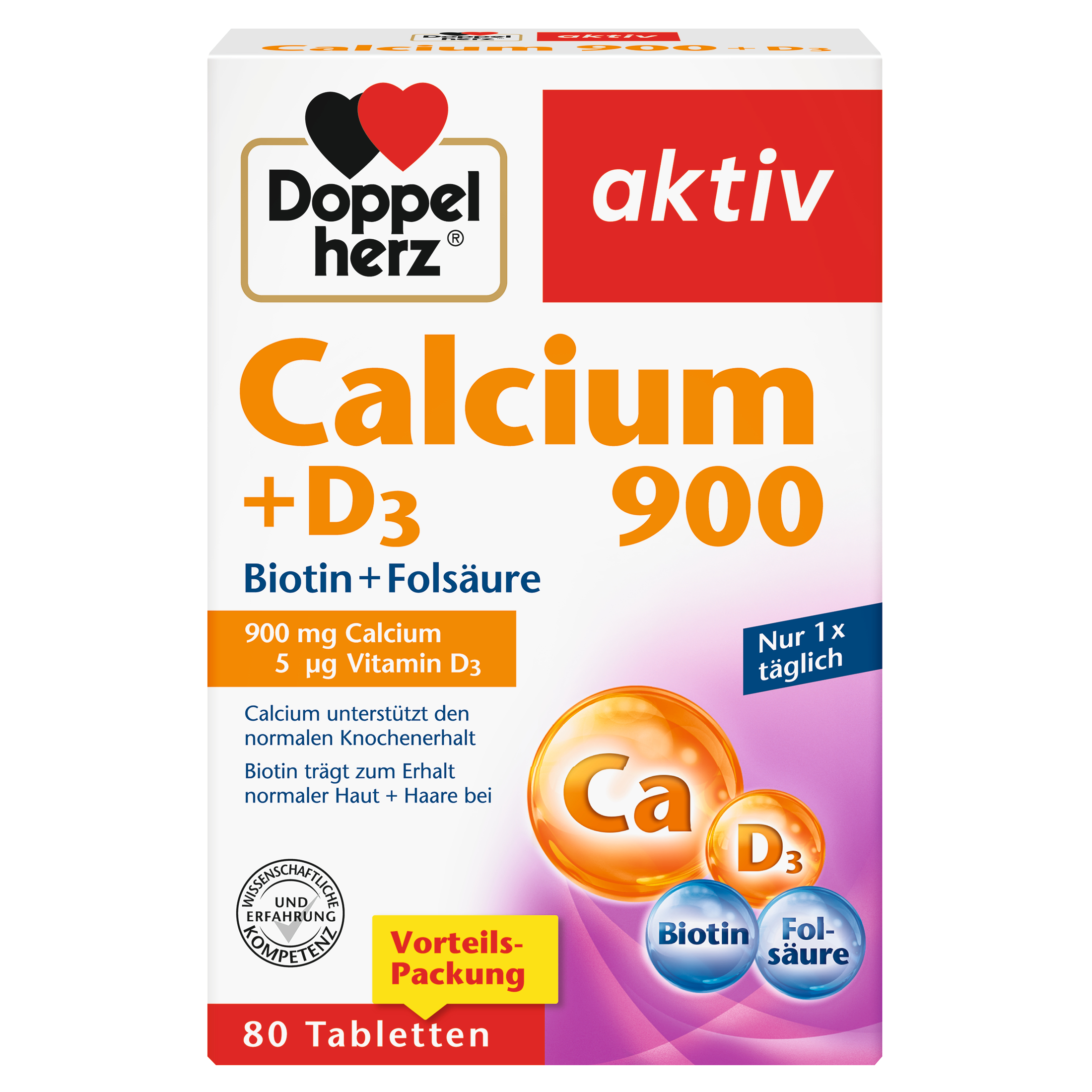 DOPPELHERZ Calcium 900+D3 Tabletten DOPPELHERZ Calcium 900+D3 Tabletten