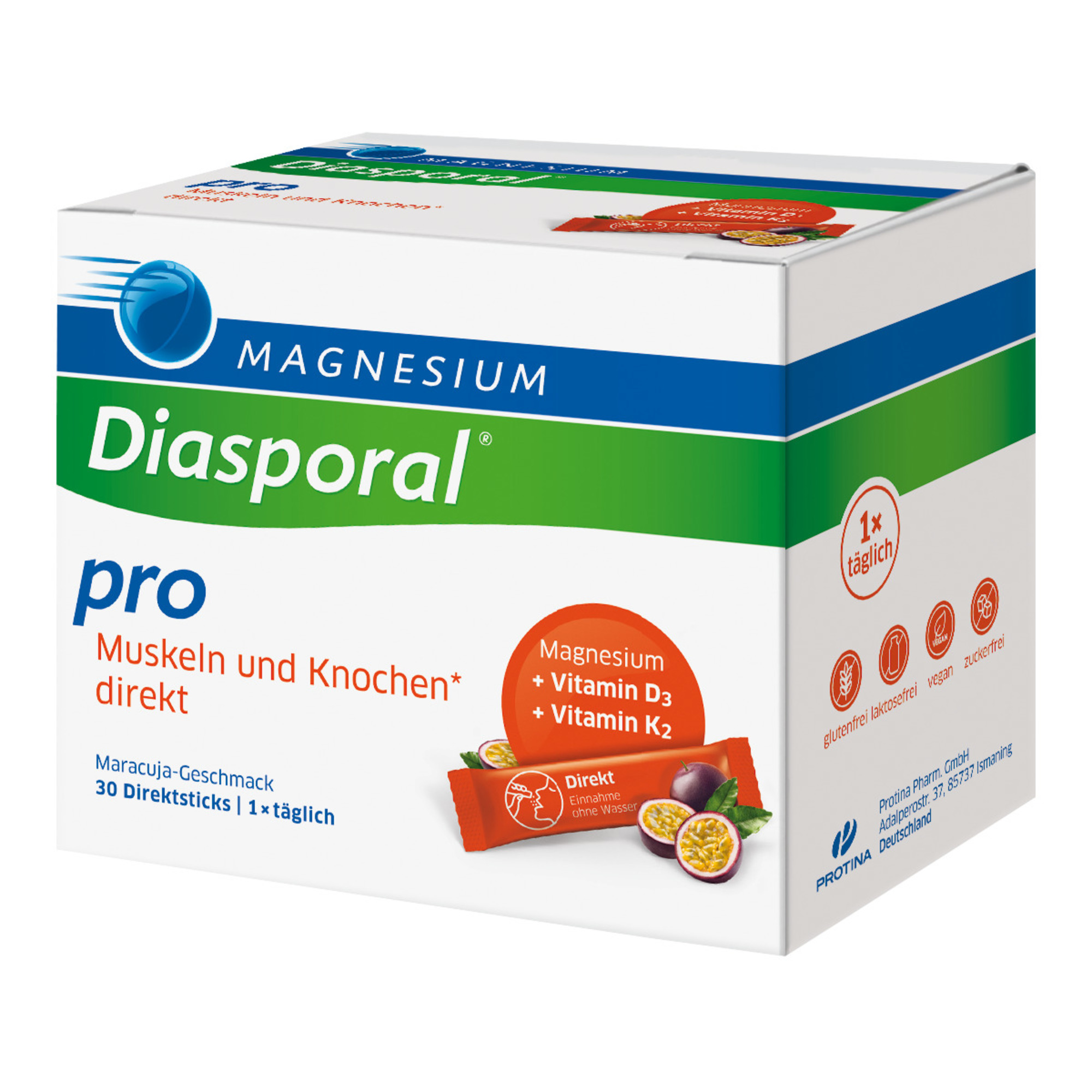 MAGNESIUM DIASPORAL pro D3+K2 Muskeln+Knochen dir. MAGNESIUM DIASPORAL pro D3+K2 Muskeln+Knochen dir.