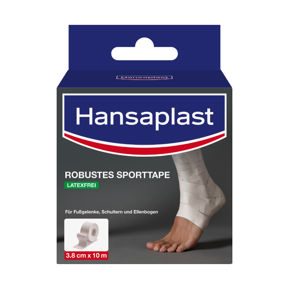 HANSAPLAST robustes Sporttape 3,8 cmx10 m weiß HANSAPLAST robustes Sporttape 3,8 cmx10 m weiß