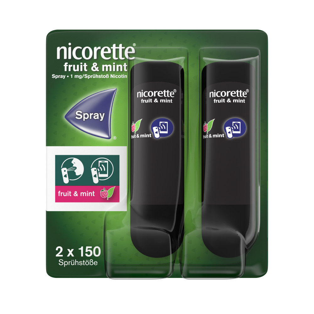 NICORETTE Fruit & Mint Spray 1 mg/Sprühstoß NFC NICORETTE Fruit & Mint Spray 1 mg/Sprühstoß NFC
