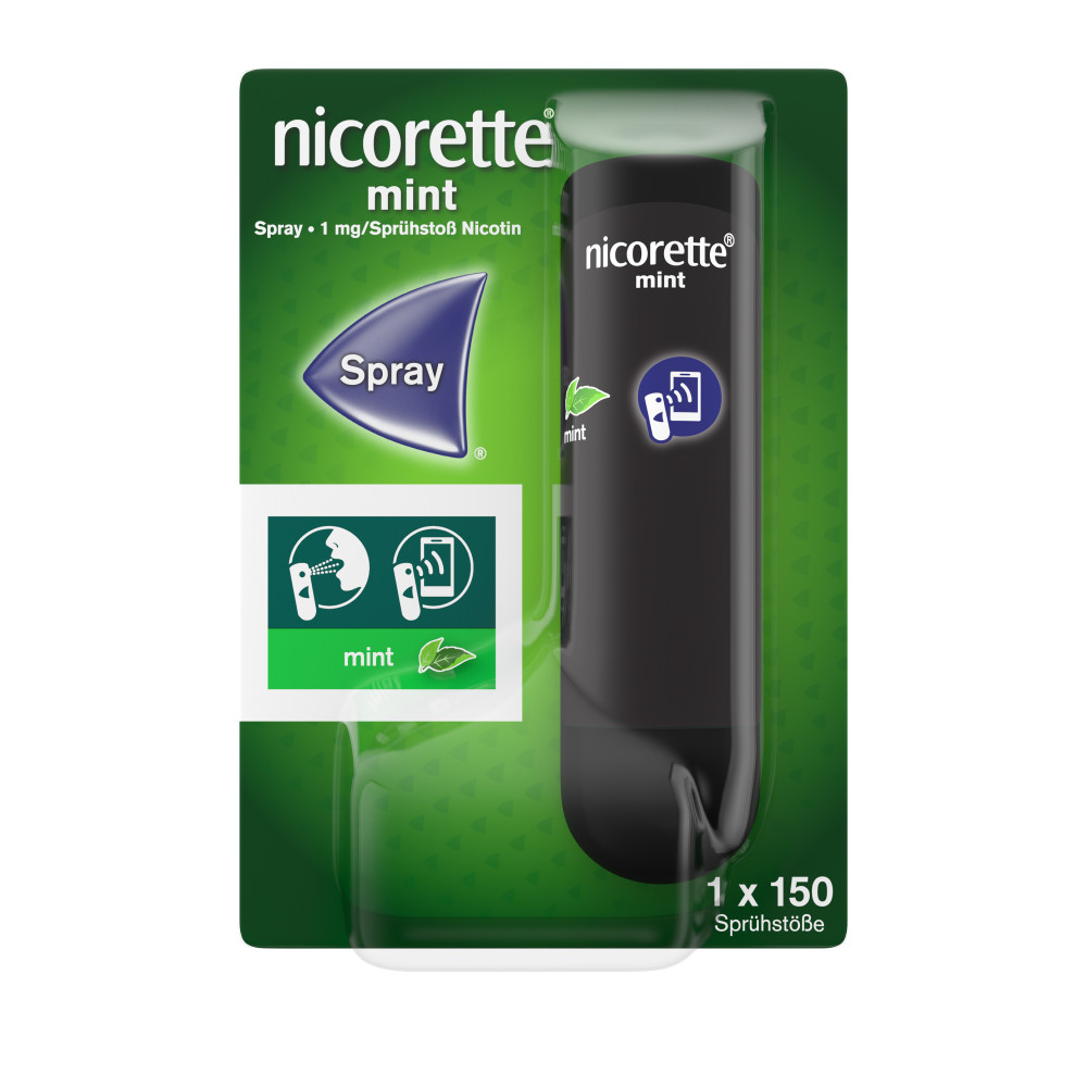 NICORETTE Mint Spray 1 mg/Sprühstoß NFC NICORETTE Mint Spray 1 mg/Sprühstoß NFC
