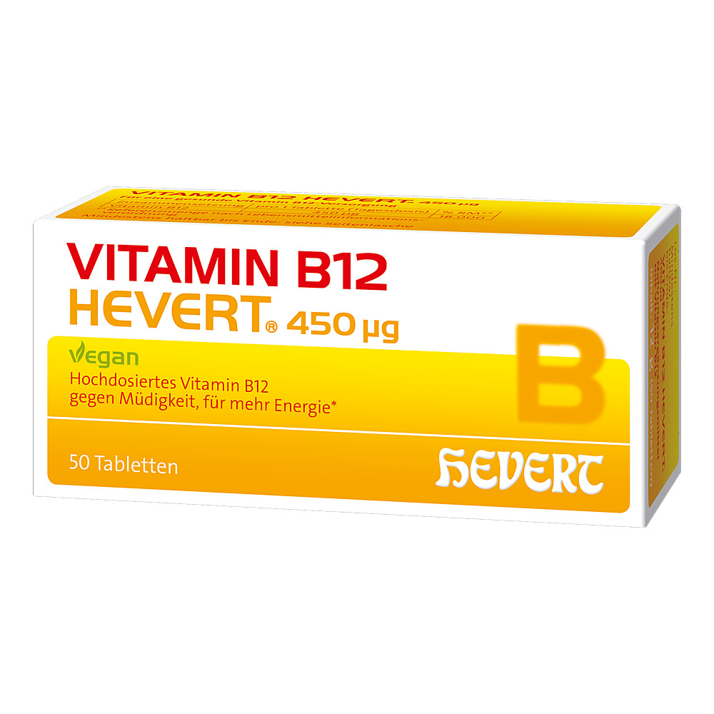 VITAMIN B12 HEVERT 450 μg Tabletten VITAMIN B12 HEVERT 450 μg Tabletten
