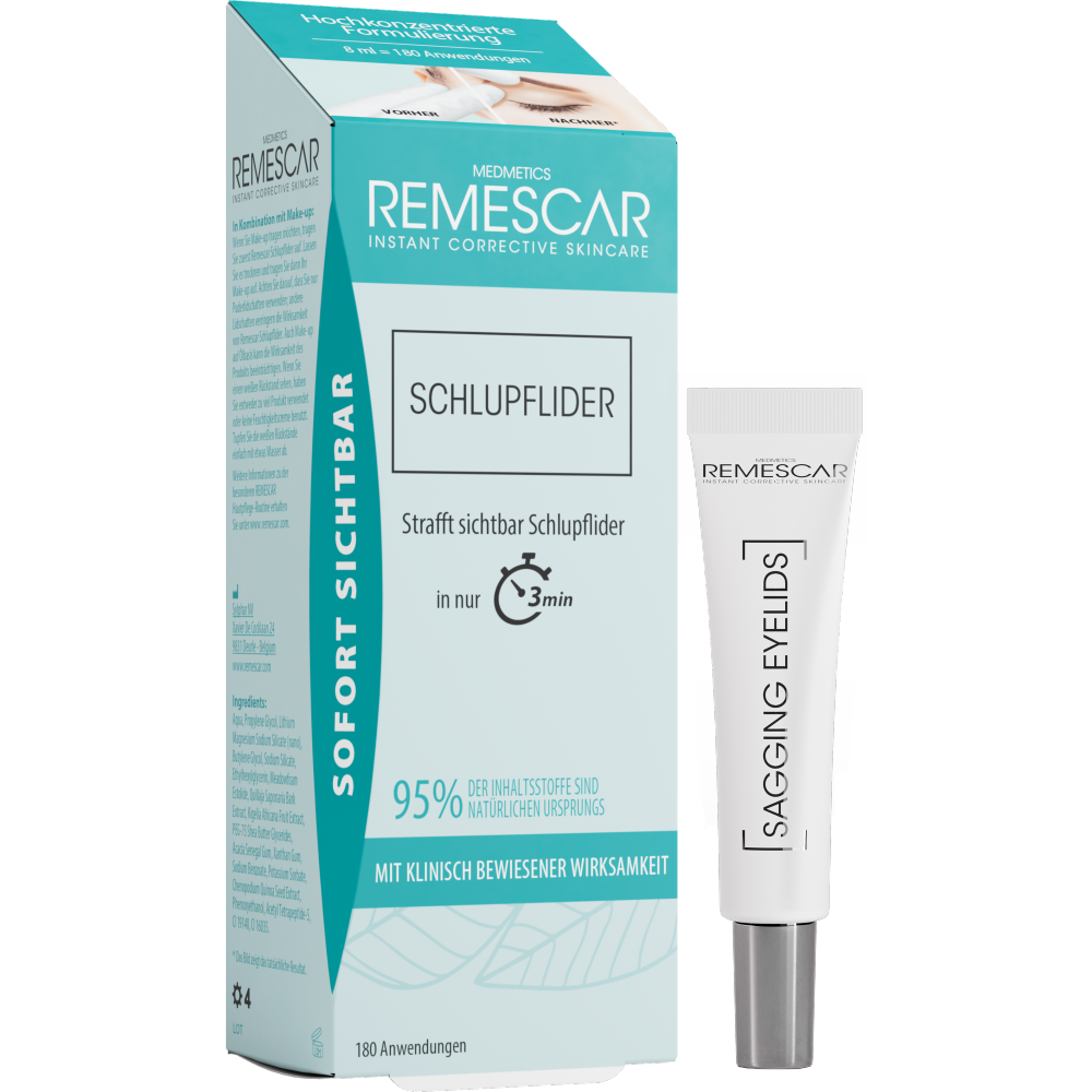 Remescar Schlupflider behandeln mit Soforteffekt, 8ml Remescar Schlupflider behandeln mit Soforteffekt, 8ml