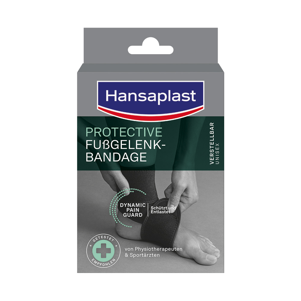 HANSAPLAST Fußgelenk-Bandage verstellbar HANSAPLAST Fußgelenk-Bandage verstellbar