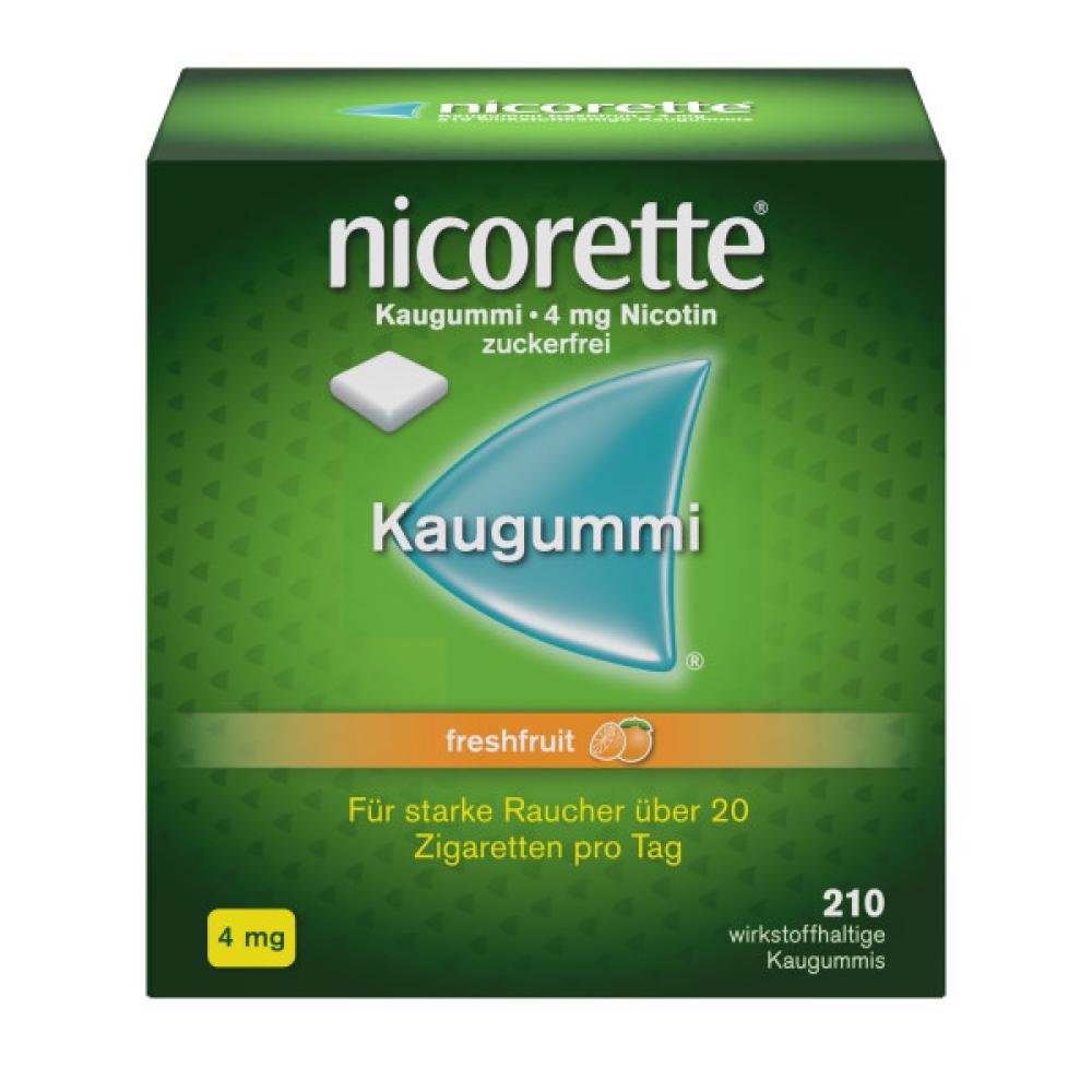 NICORETTE Kaugummi 4 mg freshfruit NICORETTE Kaugummi 4 mg freshfruit