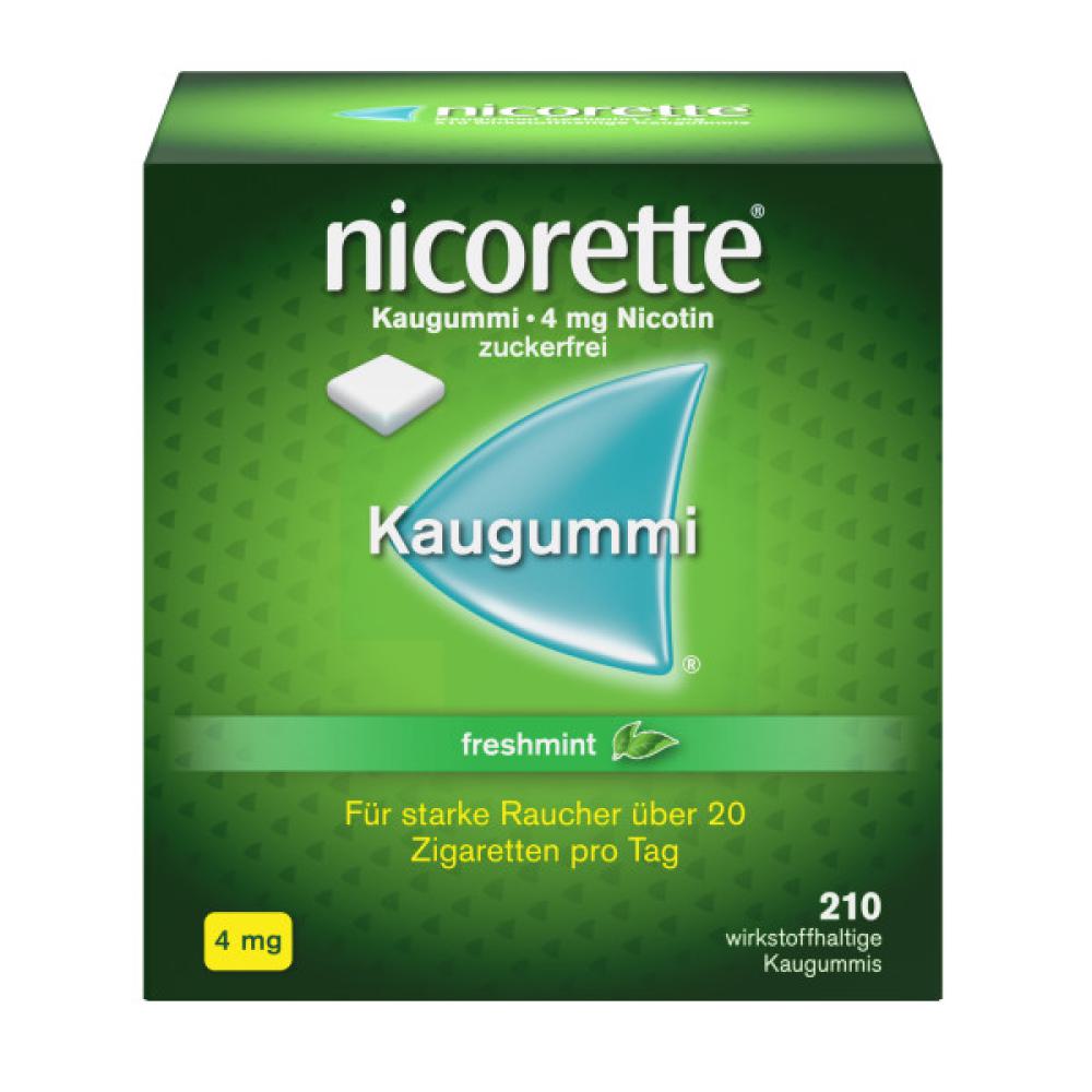 NICORETTE Kaugummi 4 mg freshmint NICORETTE Kaugummi 4 mg freshmint