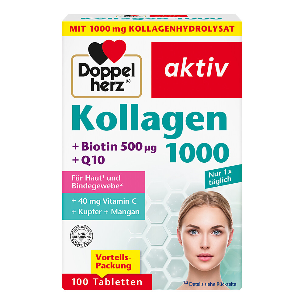 DOPPELHERZ Kollagen 1000 Tabletten DOPPELHERZ Kollagen 1000 Tabletten